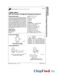Datasheet LM45BIM3 manufacturer National Semiconductor